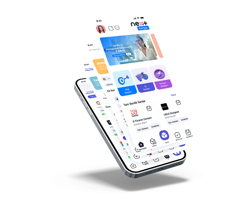Next App Kariyer Ekranları