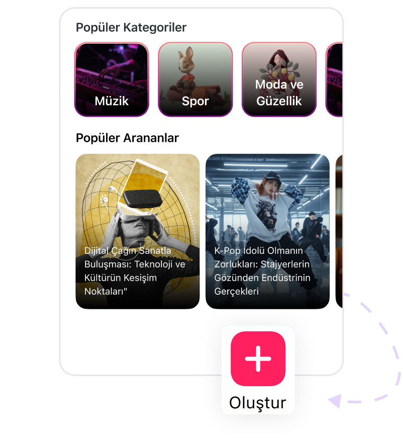 Kolayca İçeriğini Oluştur